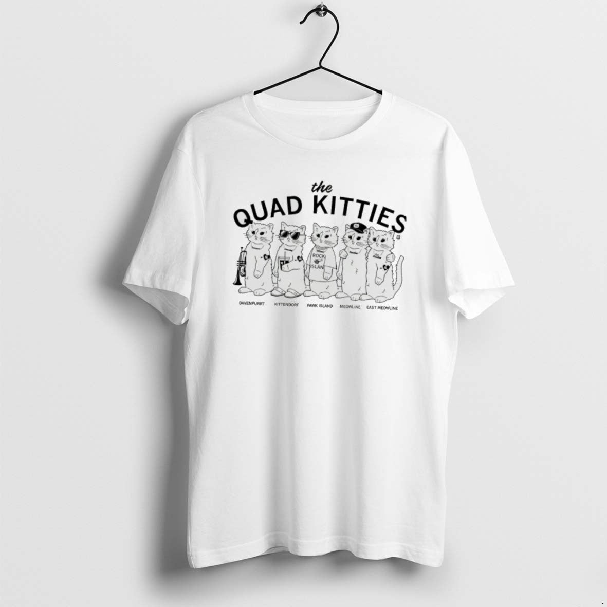 Official Quad Cities Davenport Kittendorf Pawk Island Meowline East Mewowline T-Shirts, Hoodie, Sweatshirt