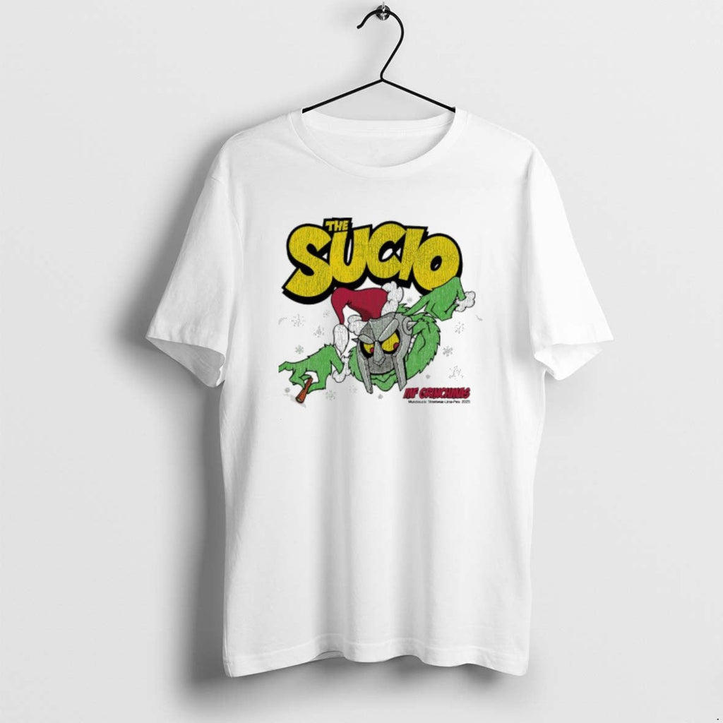 Official Sucio Grinch X Mf Doom Mf T-Shirts, Hoodie, Sweatshirt