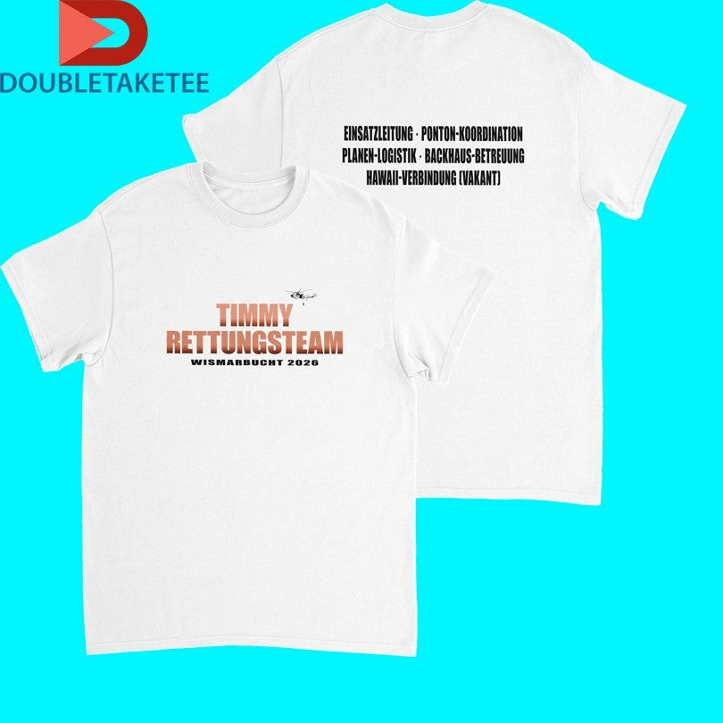 Timmy Rescue Team Wismarbucht 2026 Shirts