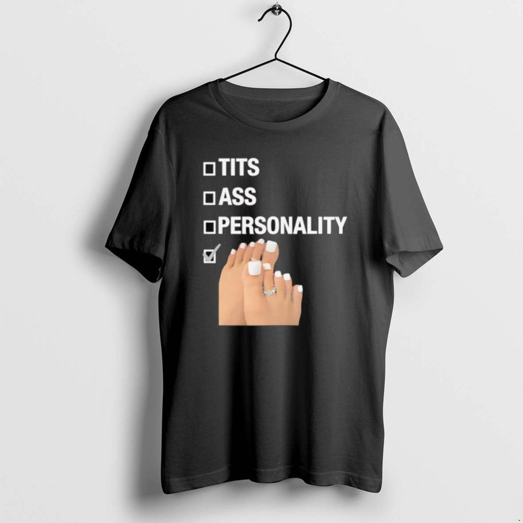 Official Tits Ass Personality Toes Checklist Leg T-Shirts, Hoodie, Sweatshirt