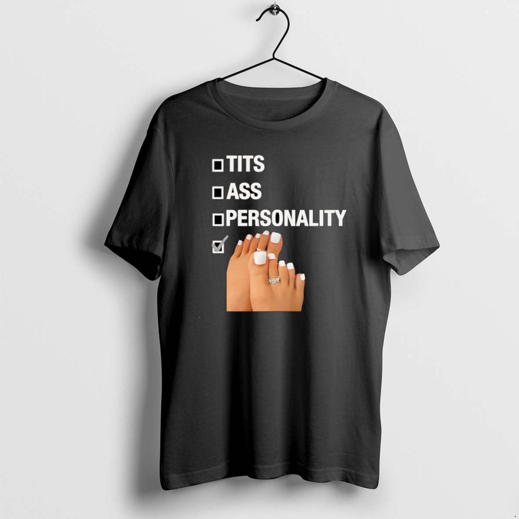 Official Tits Ass Personality Toes Checklist T-Shirts, Hoodie, Sweatshirt