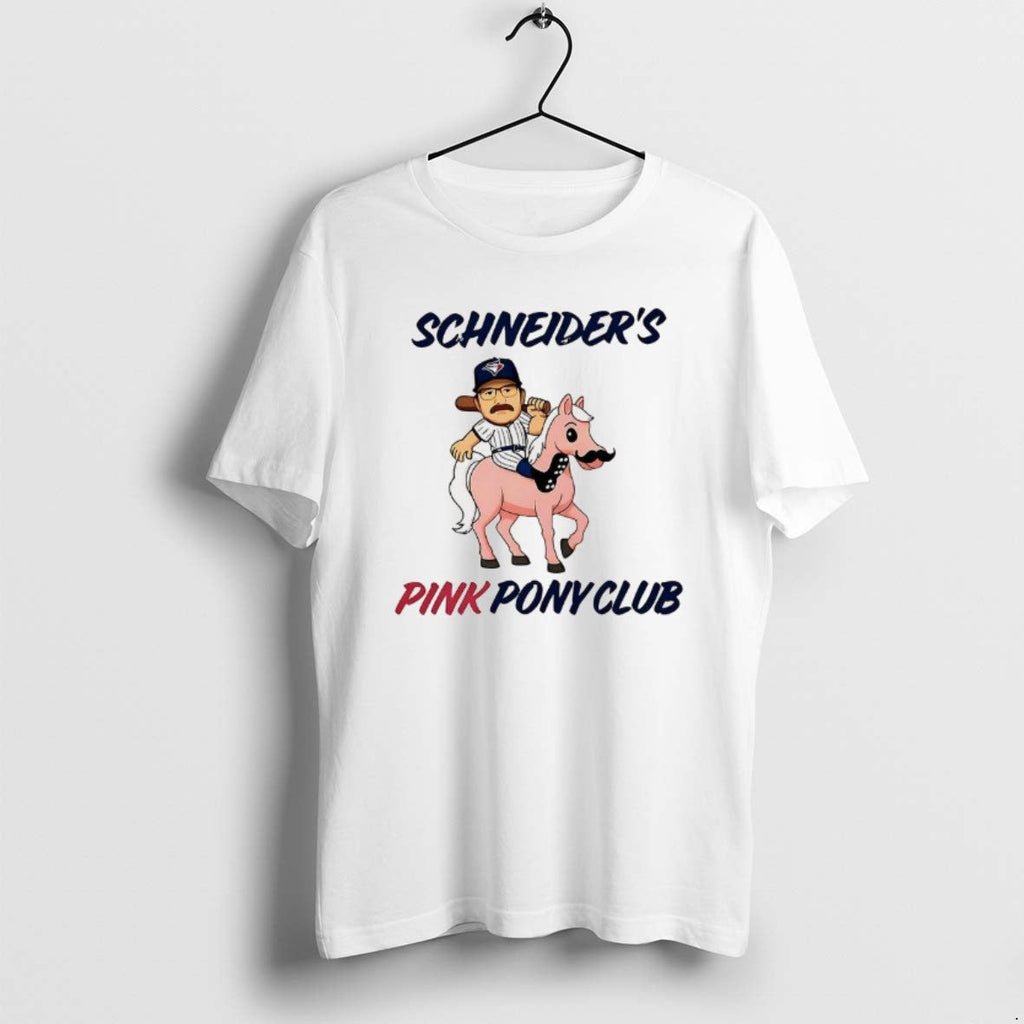 Official Toronto Blue Jays Basketball Davis Schneider Pink Pony Club Pink Horse Mustache T-Shirts, Hoodie, Sweatshirt