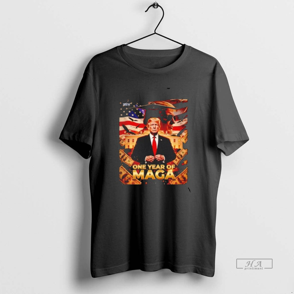 Official Trump One Year Maga T-Shirts, Hoodie, Sweatshirt
