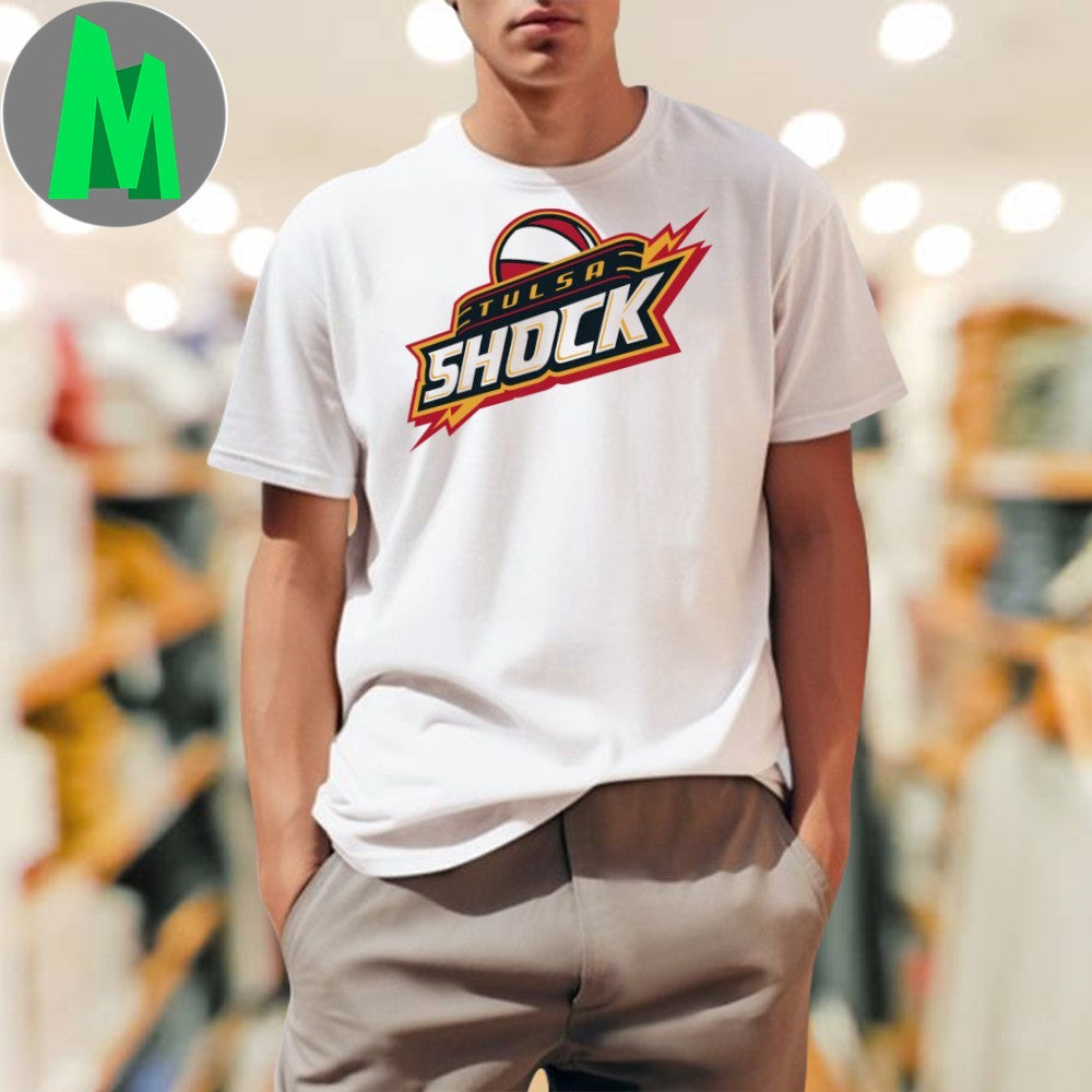 Tulsa Shock WNBA Team Logo Basketball T-Shirt