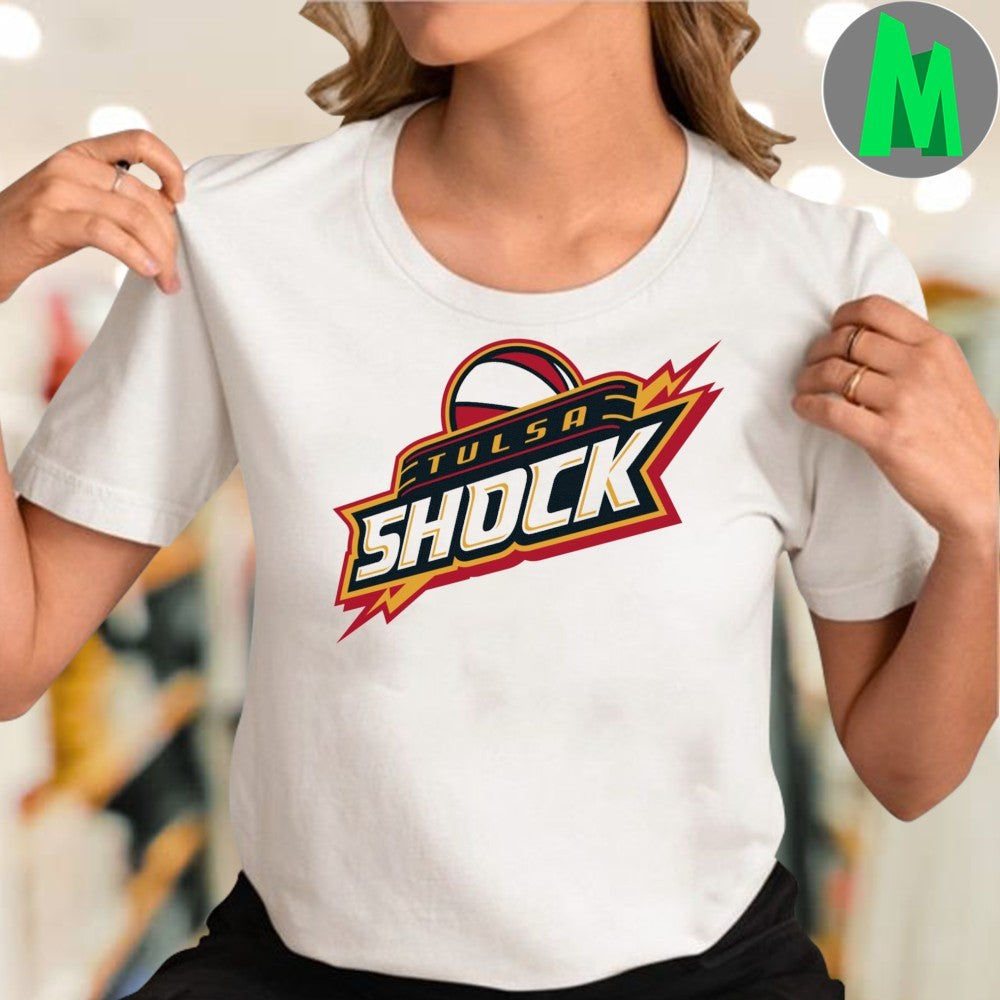Tulsa Shock WNBA Team Logo Basketball T-Shirt