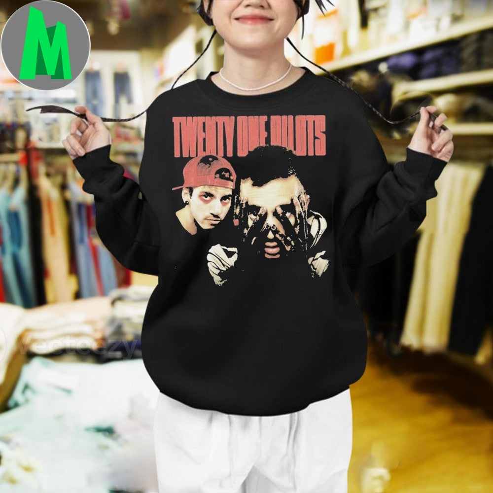 Twenty One Pilots Band Photo Graphic T-Shirt