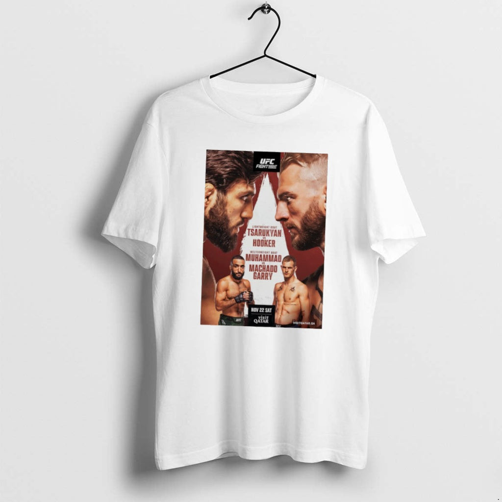 Official Ufc Fight Night Tsarukyan Vs Hooker Autographed Event T-Shirts, Hoodie, Sweatshirt