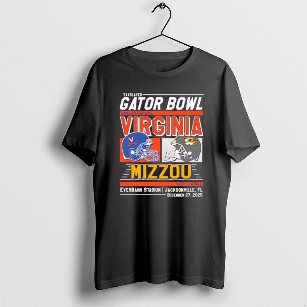 Official Virginia Vs Missouri Tigers 2025 Gator Bowl Helmets T-Shirts, Hoodie, Sweatshirt