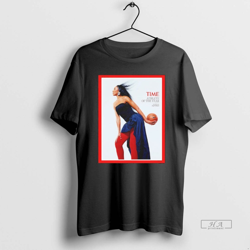 Official Wnba Star Aja Wilson Is Time Athlete Year T-Shirts, Hoodie, Sweatshirt
