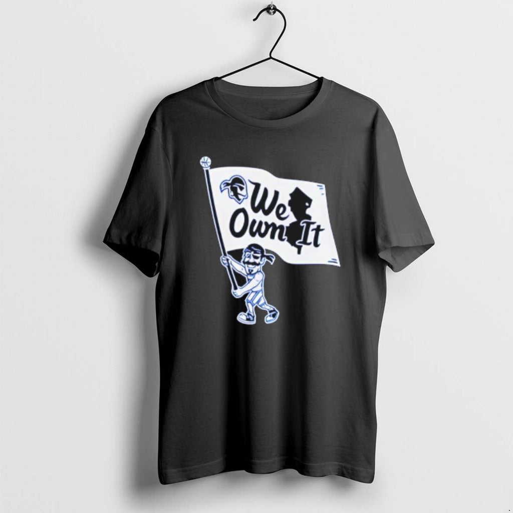Official We Own Seton Hall Pirates Bleeds Blue T-Shirts, Hoodie, Sweatshirt