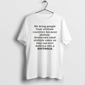 Official We Bring People Shithole Countries Because Shithole T-Shirts, Hoodie, Sweatshirt