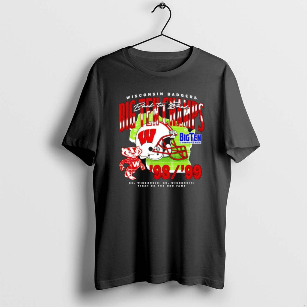 Official Wisconsin Badgers Back Back Big Ten Champions T-Shirts, Hoodie, Sweatshirt