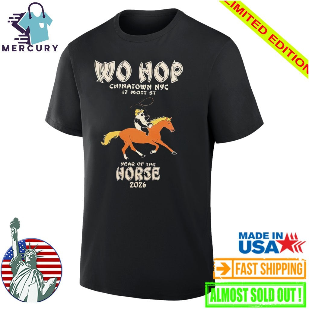 Wo Hop Chinatown NYC Year Of The Horse 2026 Shirt