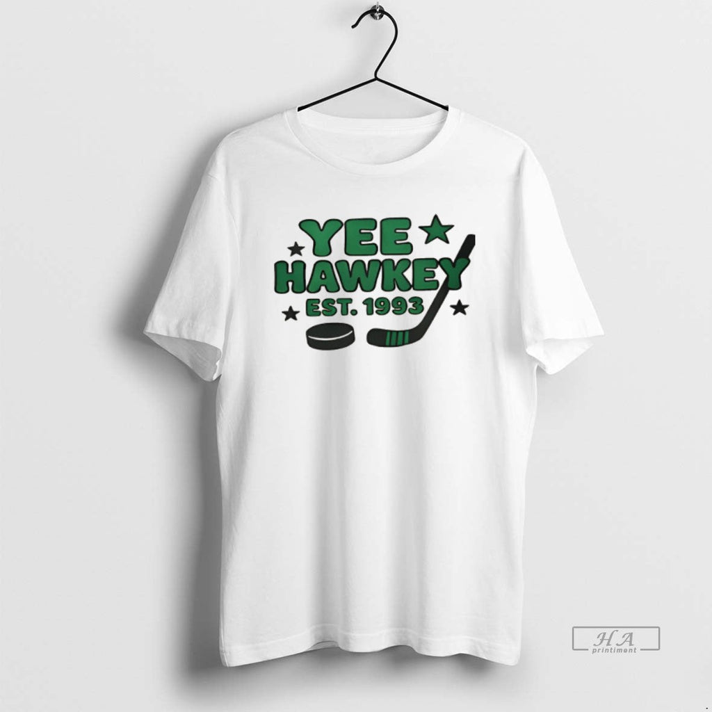 Official Yee Hawkey Dallas Stars Hockey Est 1993 T-Shirts, Hoodie, Sweatshirt