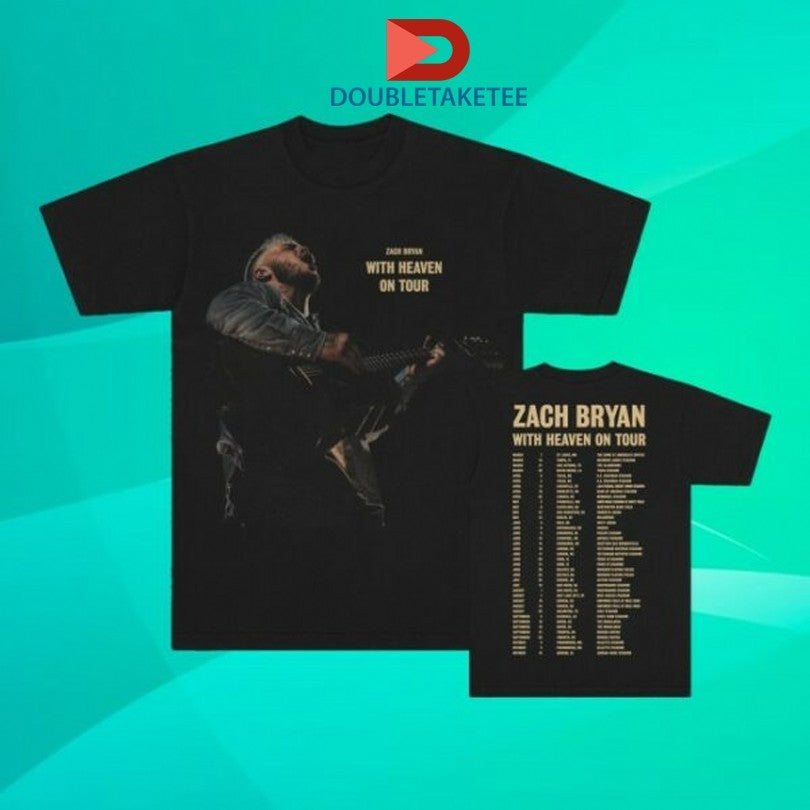 Zach Bryan With Heaven On Tour 2026 Dates Photo T-shirts