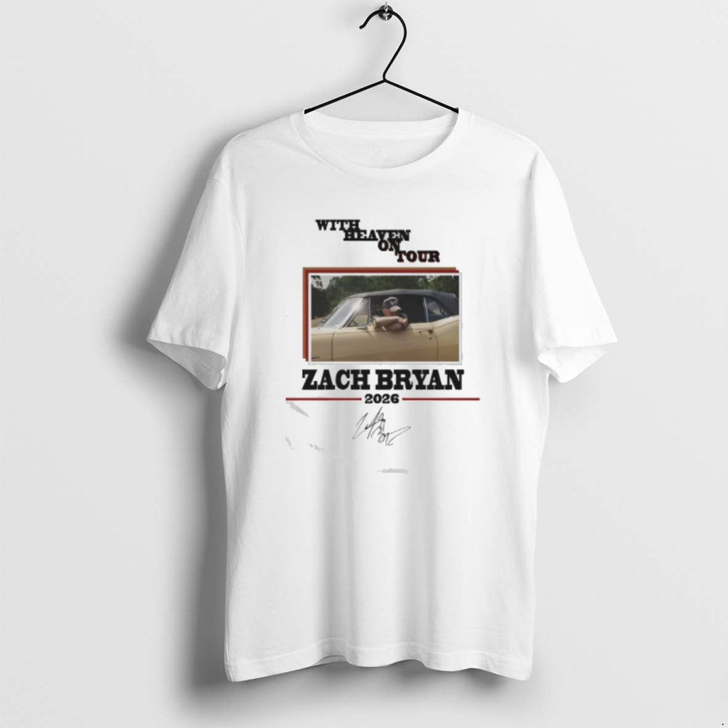 Official Zach Bryan Heaven Tour 2026 Signature T-Shirts, Hoodie, Sweatshirt