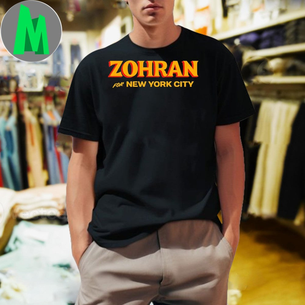 Zohran For New York City Political Campaign T-Shirt