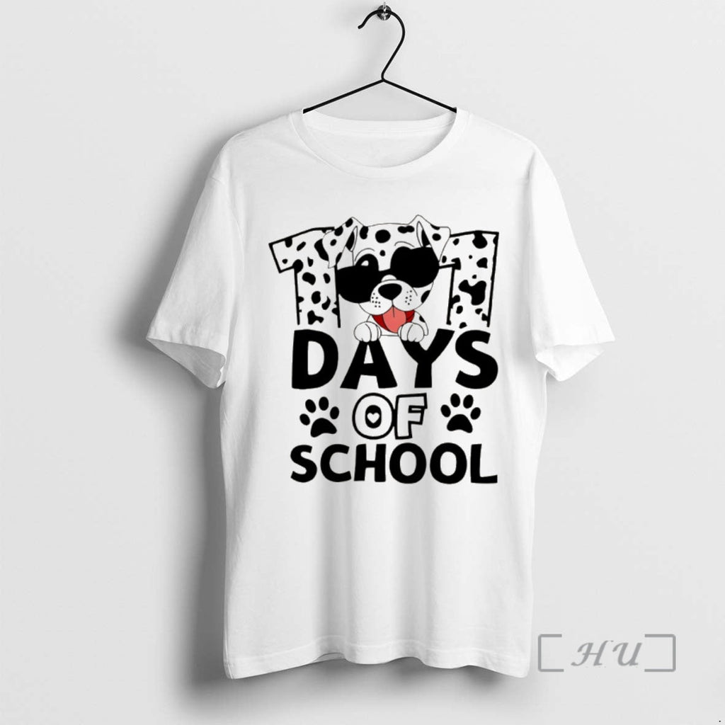 Officials 100 Days School Dalmatian T-Shirts, Hoodie, Sweatshirt