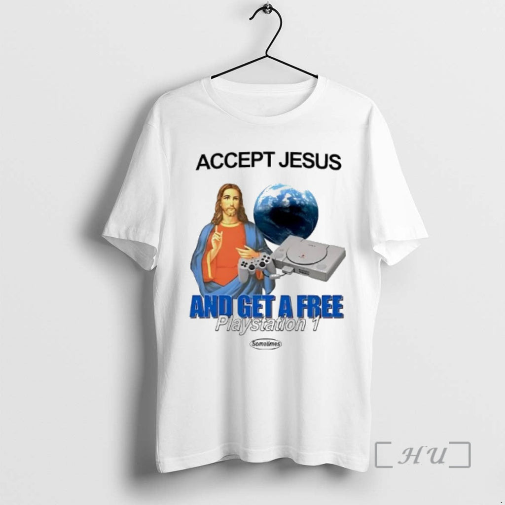 Officials Accept Jesus Get Free Playstation 1 T-Shirts, Hoodie, Sweatshirt