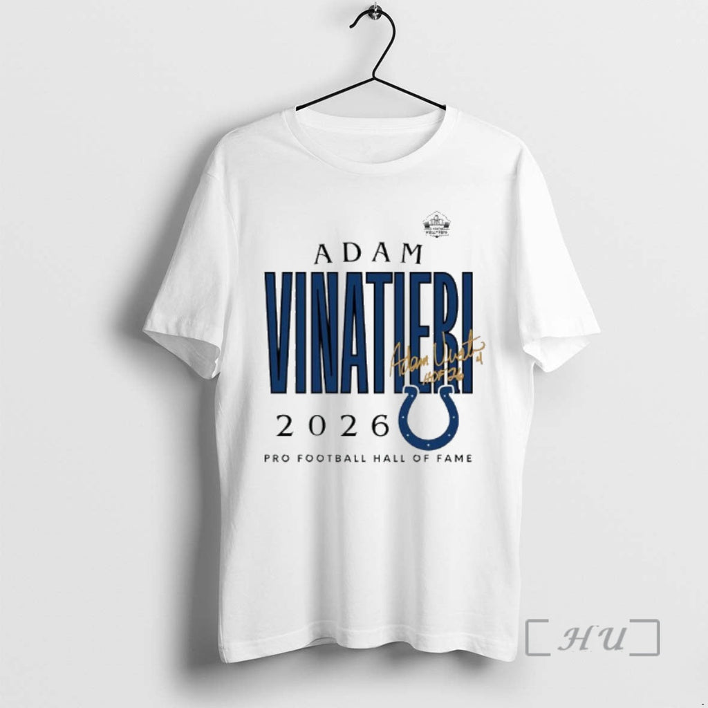 Officials Adam Vinatieri Colts Class 2026 Pro Football Hall Fame Logo T-Shirts, Hoodie, Sweatshirt