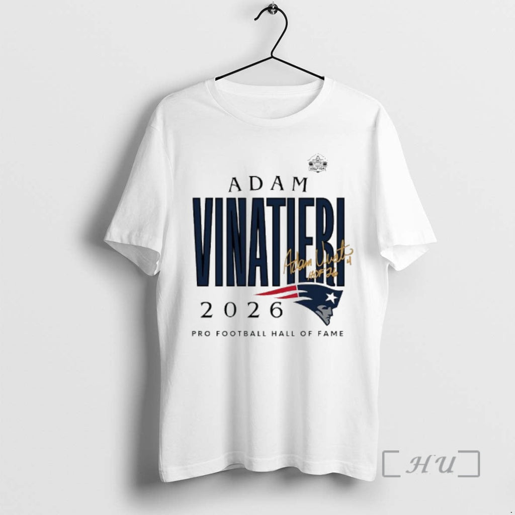 Officials Adam Vinatieri Patriots Class 2026 Pro Football Hall Fame Logo T-Shirts, Hoodie, Sweatshirt