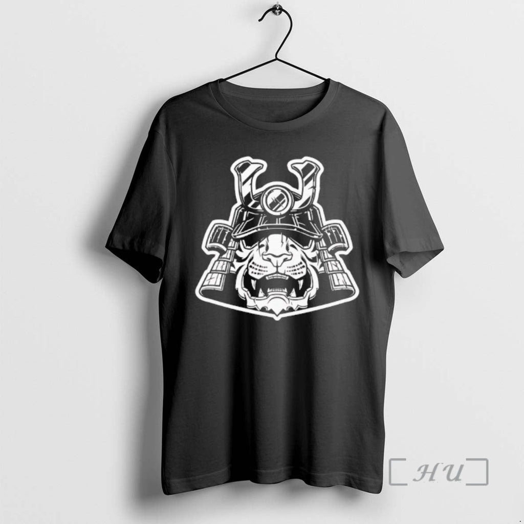 Officials Angry Tiger Head Samurai Helmet Art T-Shirts, Hoodie, Sweatshirt