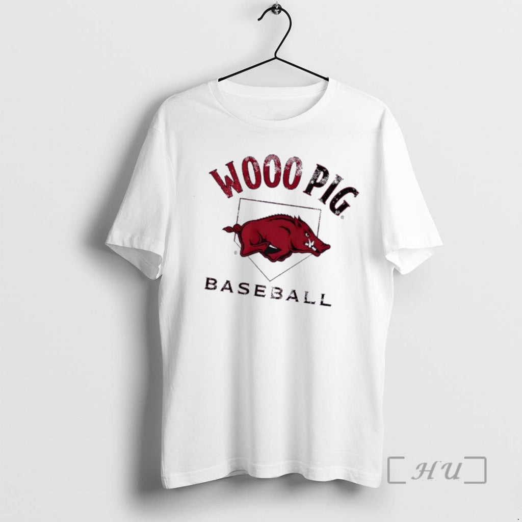 Officials Arkansas Baseball Wooo Pig Home Plate T-Shirts, Hoodie, Sweatshirt