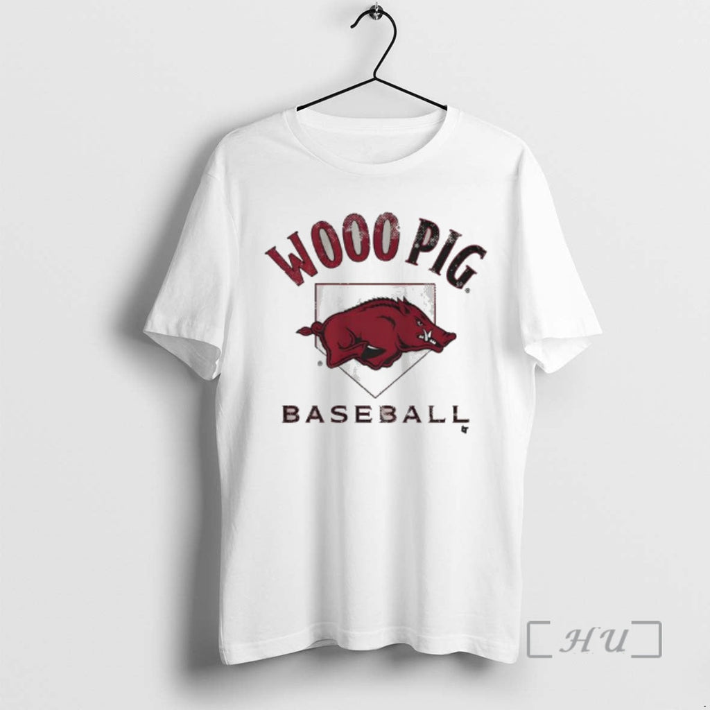 Officials Arkansas Razorbacks Baseball Woo Pig Home Plate T-Shirts, Hoodie, Sweatshirt