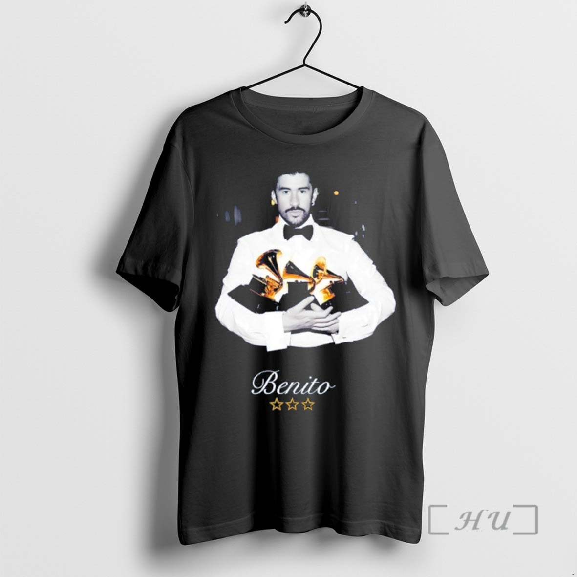 Officials Bad Bunny Grammys Benito Three Stars Vintage T-Shirts, Hoodie, Sweatshirt