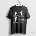 Officials Baltimore Ravens Nothing Beats Rock Beats Scissors Paper Beats Rock Scissors Beats Paper T-Shirts, Hoodie, Sweatshirt