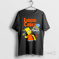 Officials Bart Simpson Holding Molotov Cocktail Ice Vehicle Liquid Cross T-Shirts, Hoodie, Sweatshirt