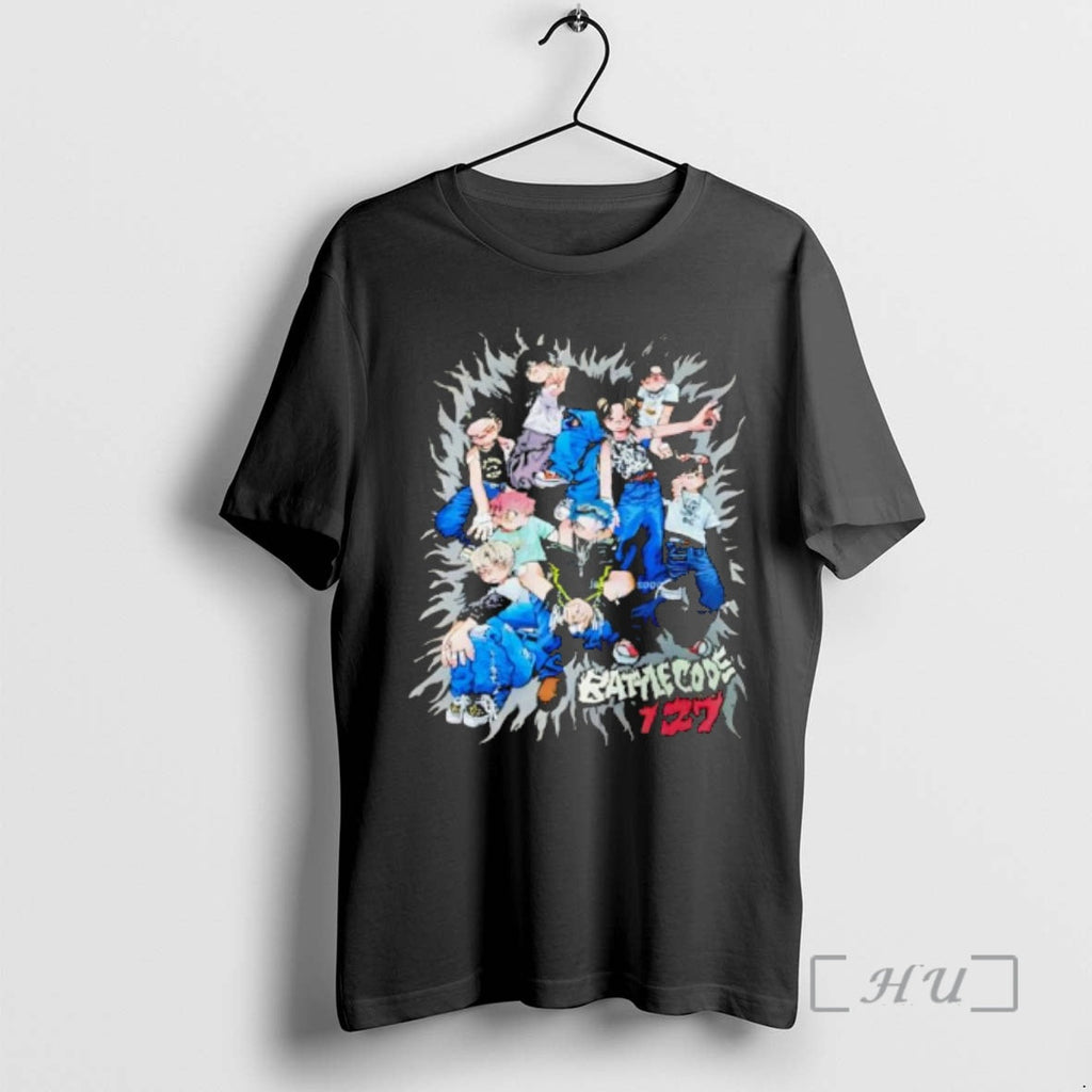 Officials Battlecode 127 Anime Boy Group Streetwear T-Shirts, Hoodie, Sweatshirt