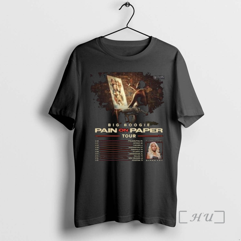 Officials Big Boogie Launching Pain Paper Tour 2026 Circle Black T-Shirts, Hoodie, Sweatshirt