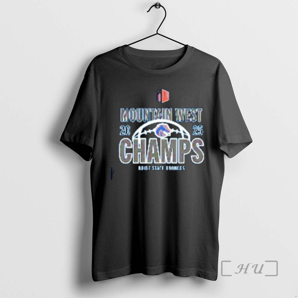 Officials Boise State Broncos 2025 Mountain West Champions Locker Room Ornaments T-Shirts, Hoodie, Sweatshirt