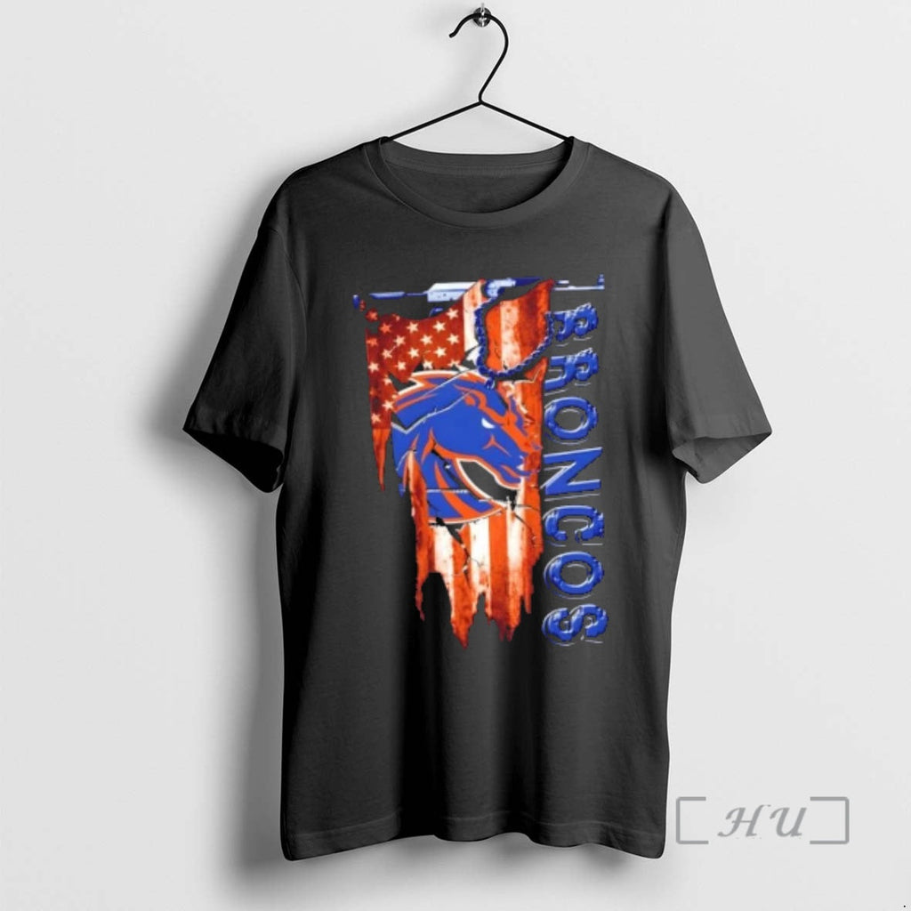 Officials Boise State Broncos Football Battle Shattered Usa Flag Rip T-Shirts, Hoodie, Sweatshirt