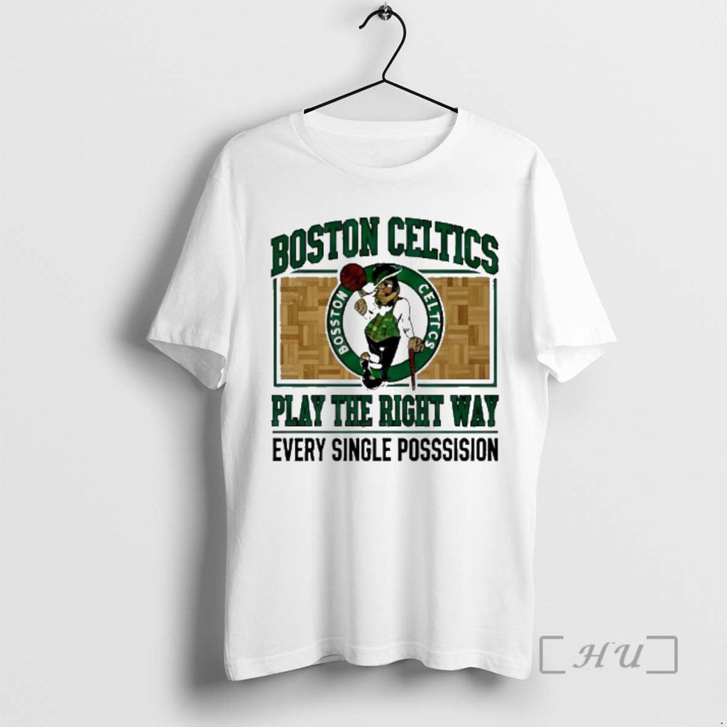 Officials Boston Celtics Play Right Way Every Single Possession T-Shirts, Hoodie, Sweatshirt