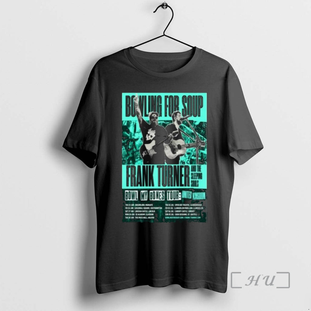 Officials Bowling Soup Frank Turner Bowl My Bones Tour Uk 2026 Circle Black T-Shirts, Hoodie, Sweatshirt