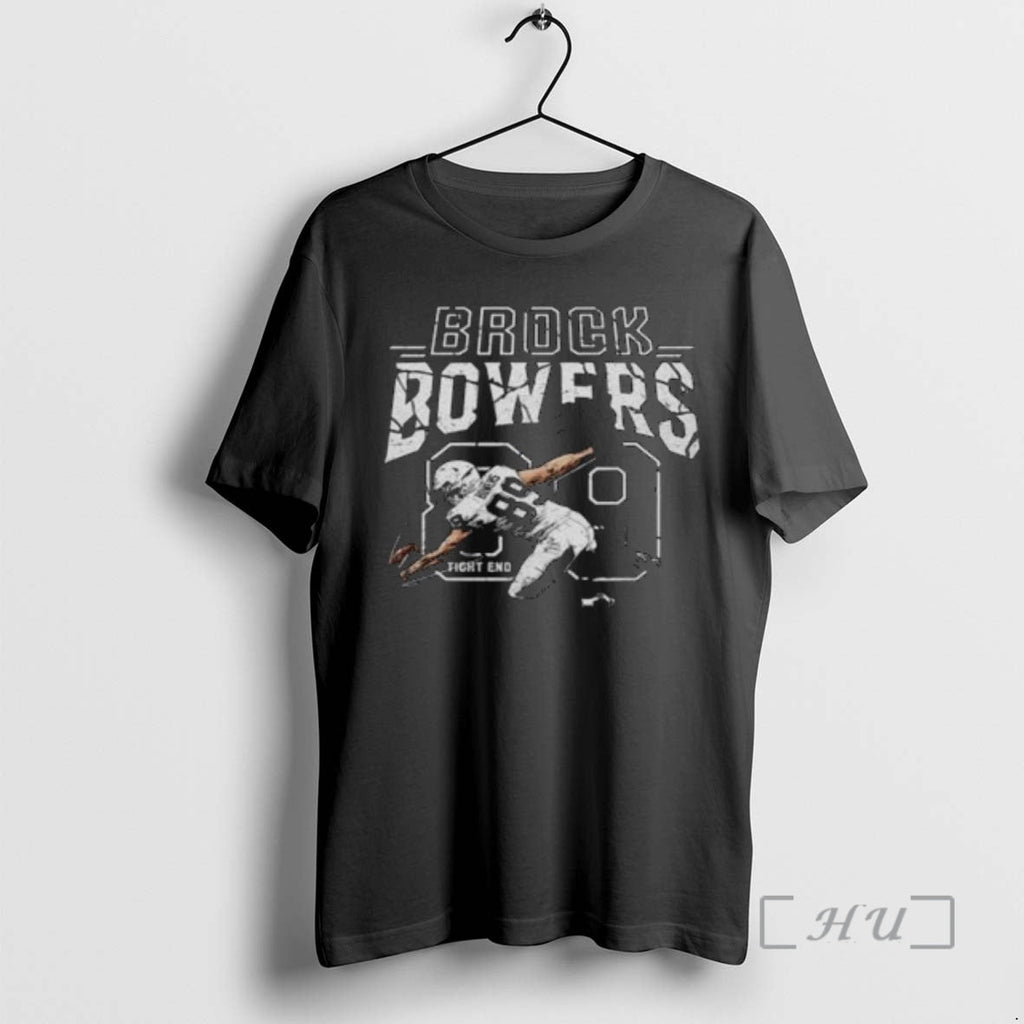 Officials Brock Bowers Las Vegas Catch Circle Black T-Shirts, Hoodie, Sweatshirt
