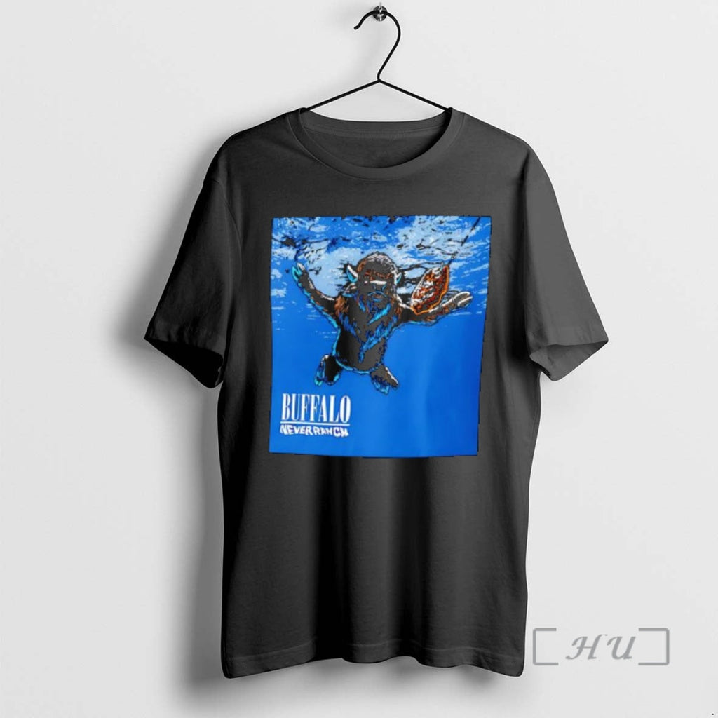 Officials Buffalo Never Ranch Buffalo Swimming Underwater T-Shirts, Hoodie, Sweatshirt