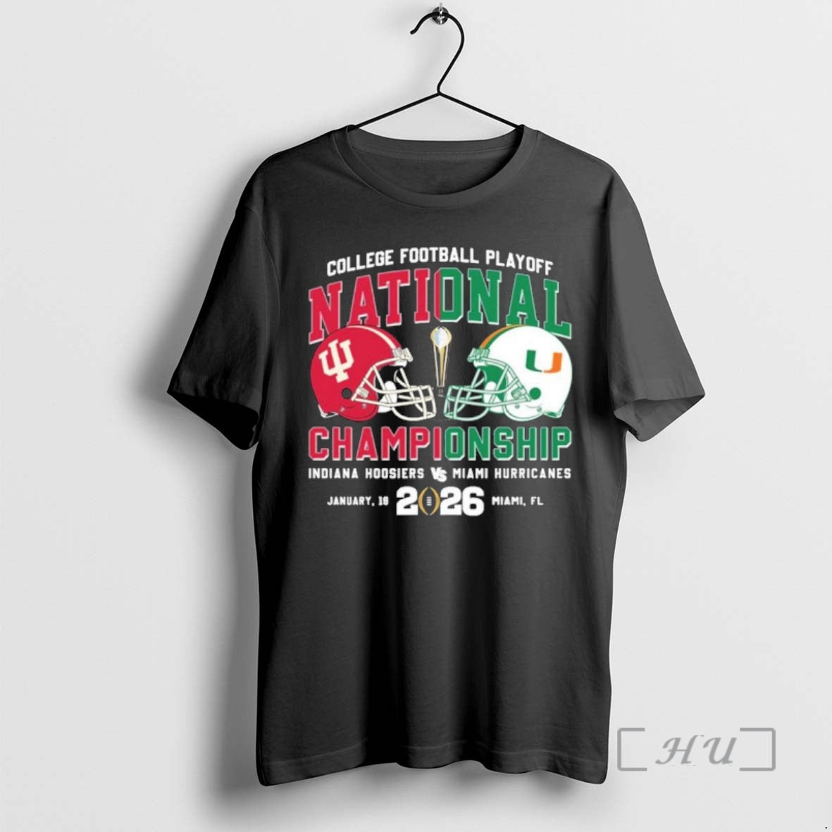 Officials Cfp National Championship Duel Helmet 2 Team Iu Vs Miami T-Shirts, Hoodie, Sweatshirt