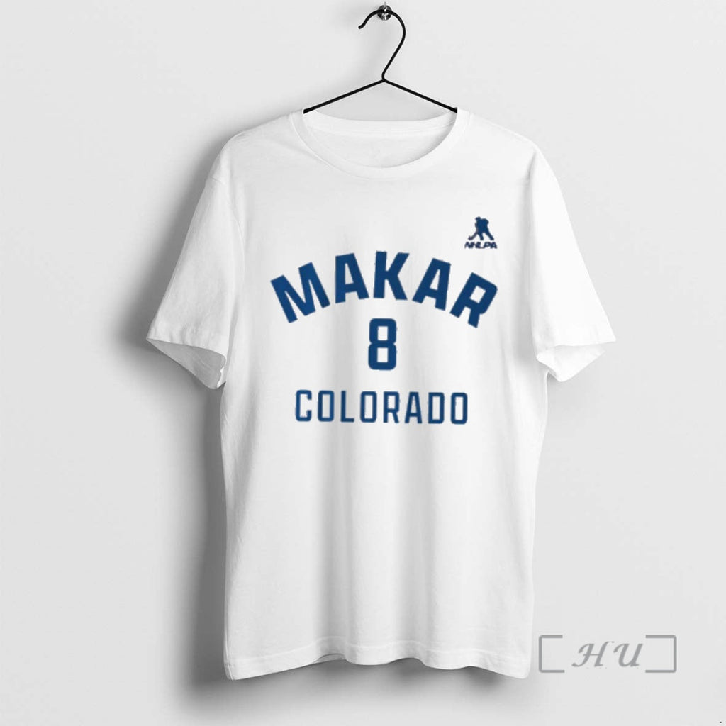 Officials Cale Makar 8 Colorado Avalanche Nhl Name Number T-Shirts, Hoodie, Sweatshirt