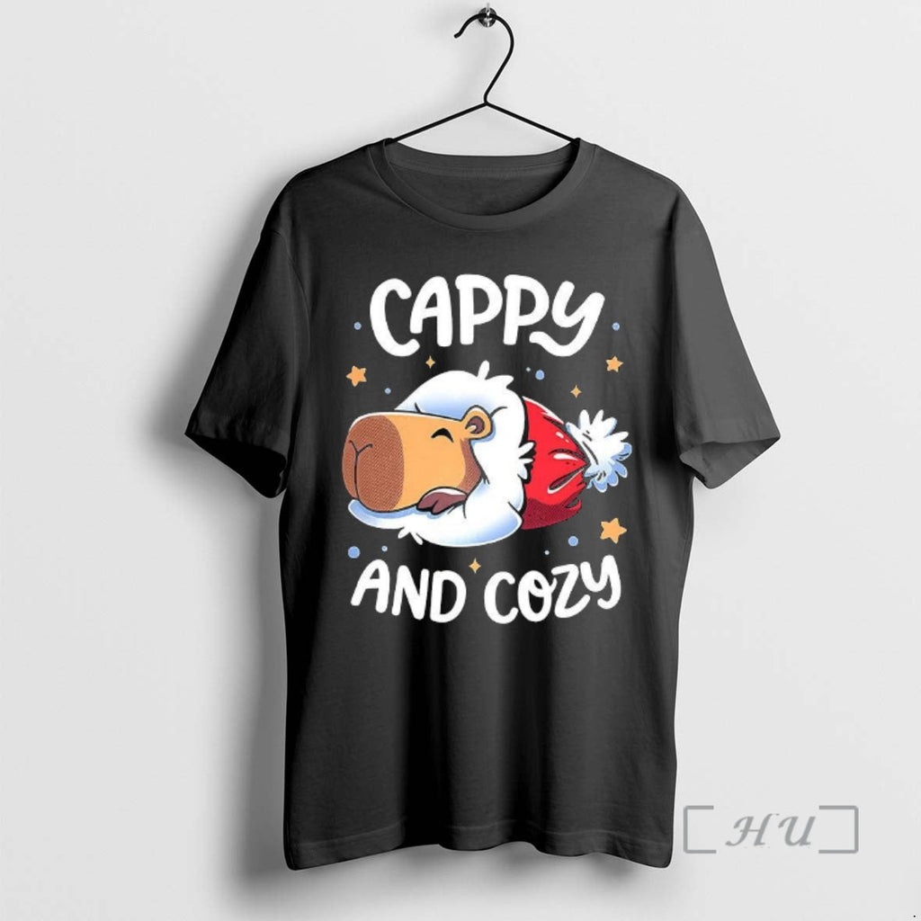 Officials Cappy Cozy Capybara Holidays T-Shirts, Hoodie, Sweatshirt
