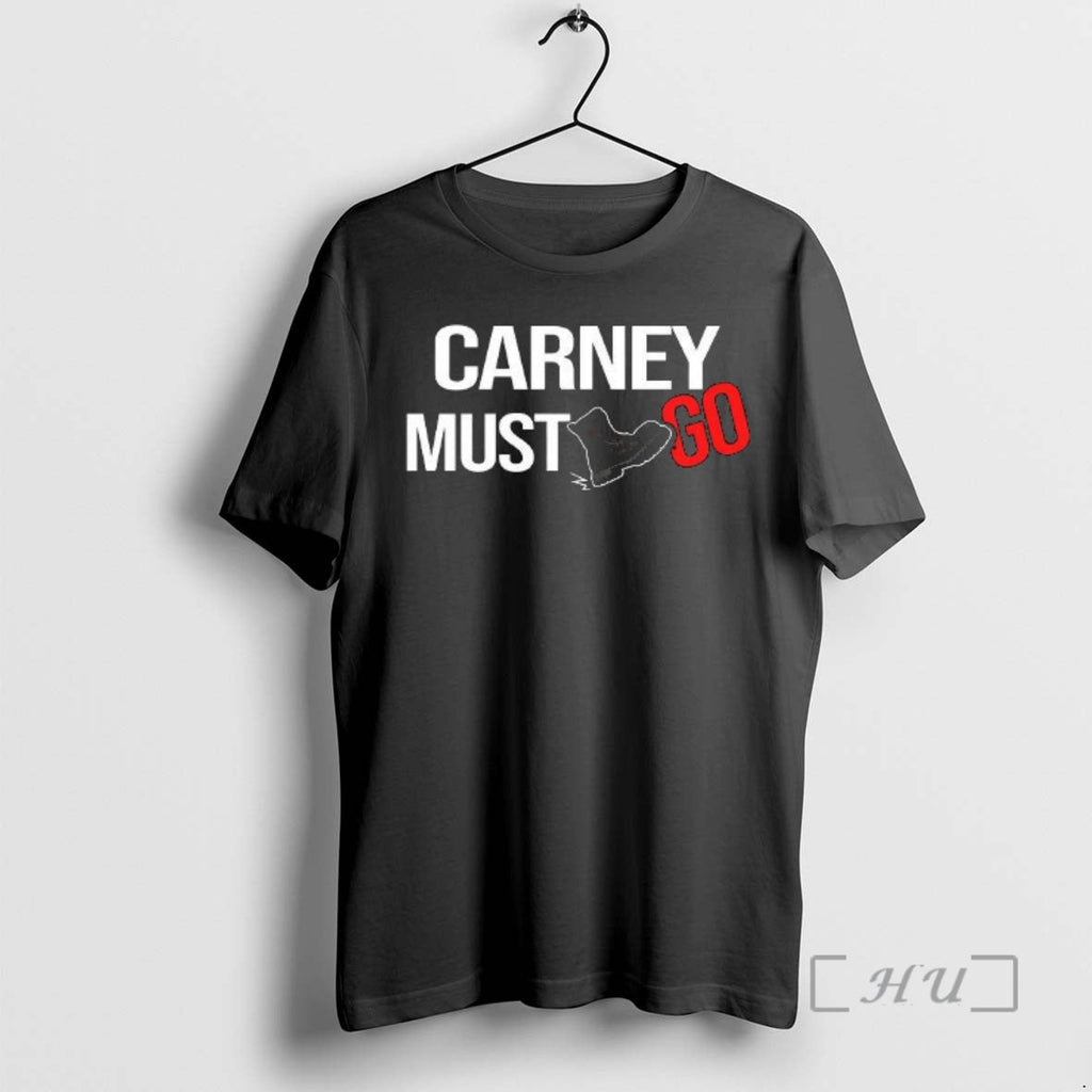 Officials Carney Must Go Boot Satirical Political Woman T-Shirts, Hoodie, Sweatshirt