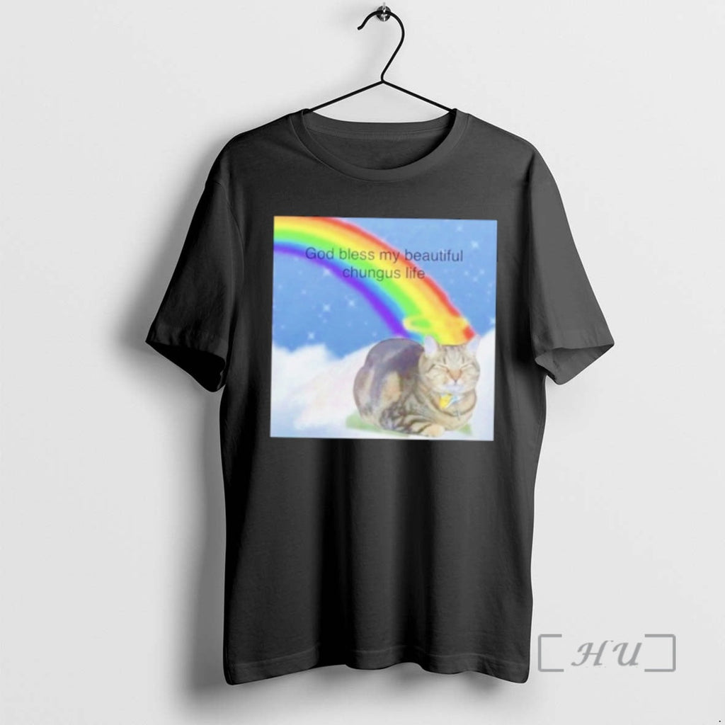 Officials Cat God Bless My Big Chungus Life T-Shirts, Hoodie, Sweatshirt