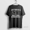 Officials Cats Teach Us Rest Love Ignore Negativity T-Shirts, Hoodie, Sweatshirt
