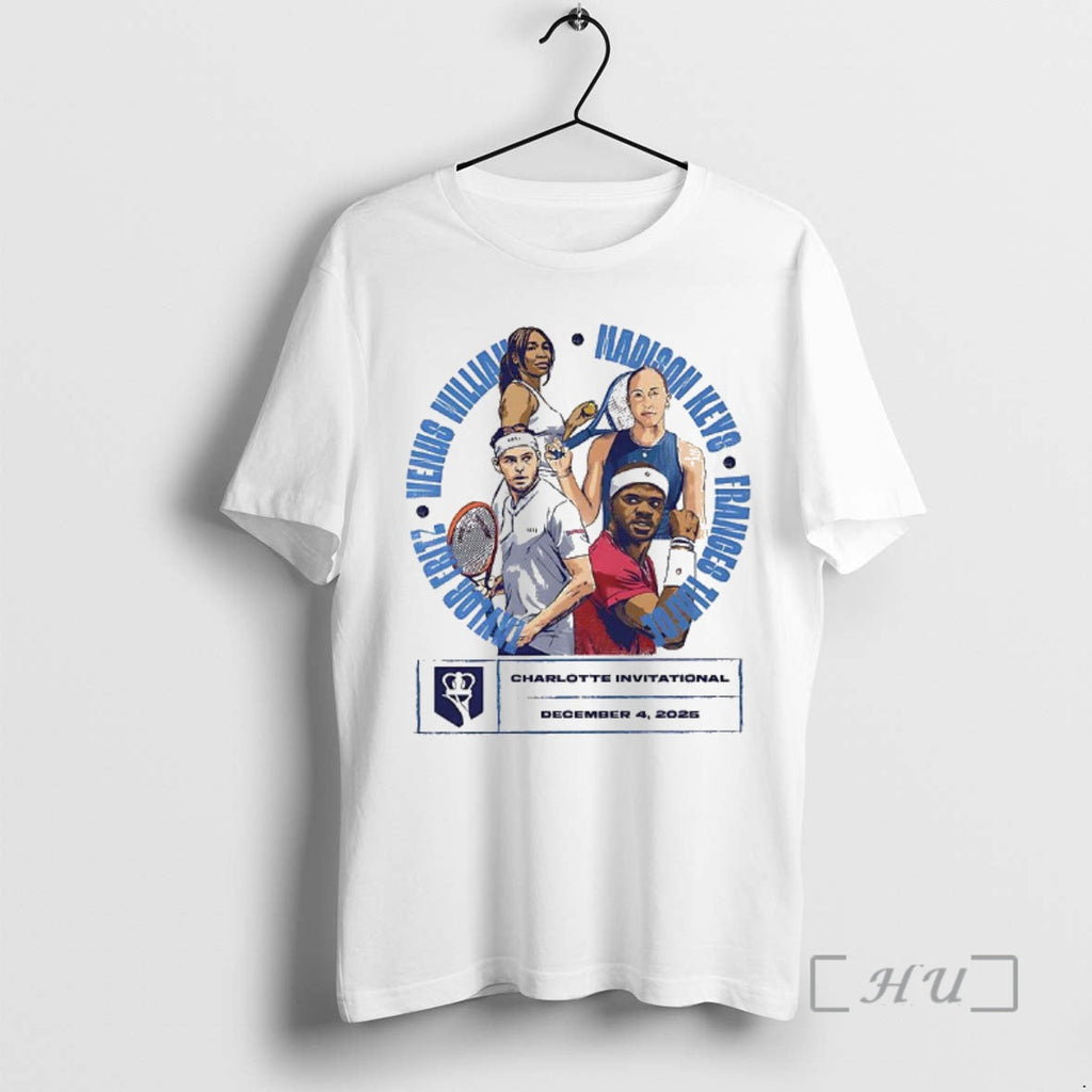 Officials Charlotte Invitational 2025 Madison Keys Frances Tiafoe Taylor Fritz Venus Williams T-Shirts, Hoodie, Sweatshirt
