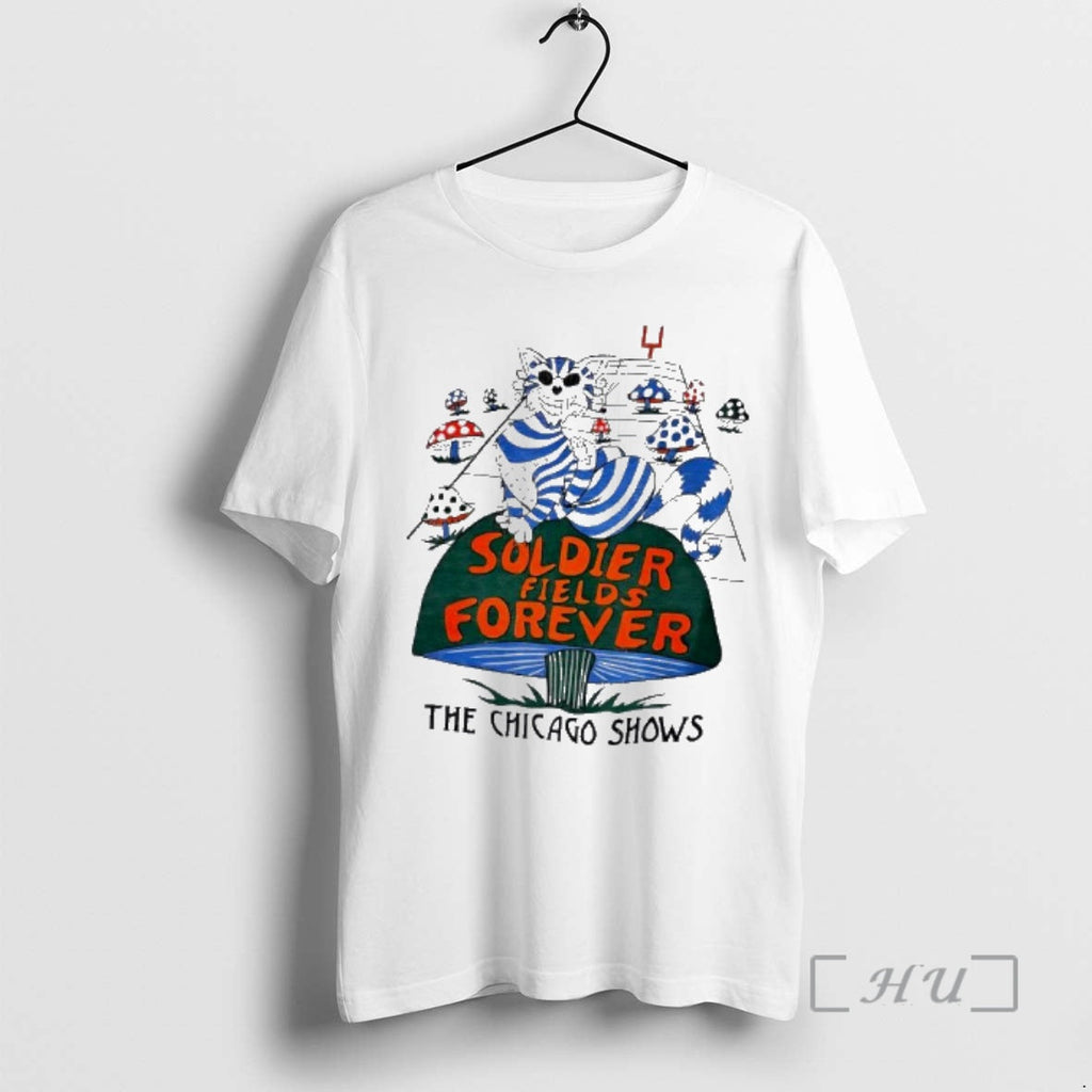 Officials Cheshire Cat Soldier Fields Forever Chicago Shows T-Shirts, Hoodie, Sweatshirt