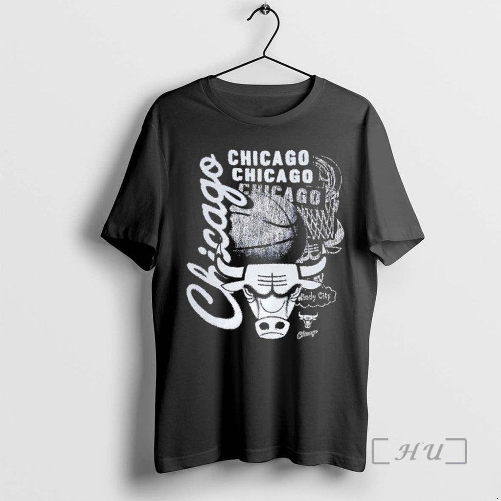 Officials Chicago Bulls Basketball Windy City Classics Overlap Logo T-Shirts, Hoodie, Sweatshirt