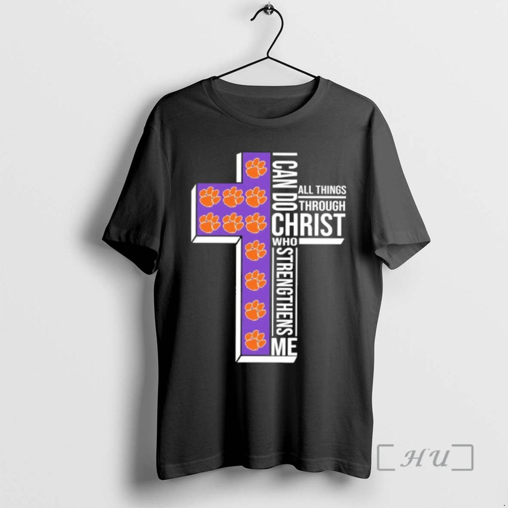 Officials Clemson Basketball I Can All Things Do Through Christ Who Strengthens Me T-Shirts, Hoodie, Sweatshirt