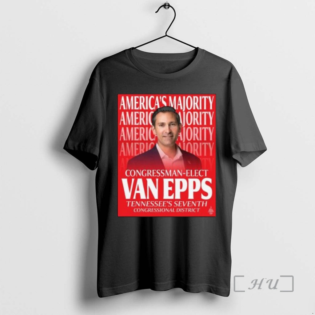 Officials Congressman Elect Matt Van Epps Tennessees Seventh Congressional District Americas Majority Circle Black T-Shirts, Hoodie, Sweatshirt
